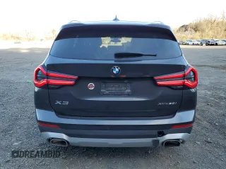 2024 BMW X3 xDrive30i with VIN 5UX53DP0XR9W02177, listed as a Copart auction lot 53045675 with 14,018 mi miles and Salvage Title. Bid and sale history available at DreamBid. Image 6.