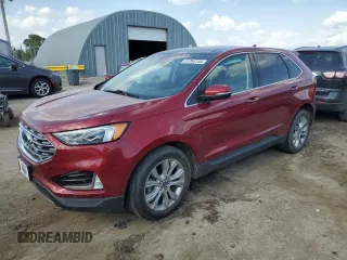 2019 Ford Edge Titanium z VIN 2FMPK3K97KBB49427, wystawiony jako Copart lot #57765745 z przebiegiem 43 656 mil mil oraz Szkoda całkowita • Salvage title. Historia ofert i sprzedaży dostępna na DreamBid. Obrazek 1.