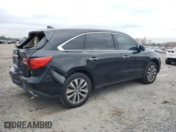 2015 Acura MDX Technology z VIN 5FRYD3H69FB005515, wystawiony jako Copart lot #79820864 z przebiegiem 144 682 mil mil oraz Czysty tytuł • Clean title. Historia ofert i sprzedaży dostępna na DreamBid. Obrazek 3.