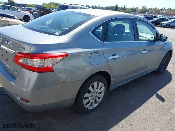 2014 Nissan Sentra SR with VIN 3N1AB7AP3EL666124, listed as a IAAI auction lot 42040436 with 120,457 mi miles. Bid and sale history available at carsss.com. Image 4.
