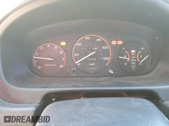 2000 Honda CR-V SE with VIN JHLRD1876YC033956, listed as a Copart auction lot 48017895 with 190,061 mi miles and Salvage Title. Bid and sale history available at carsss.com. Image 9.