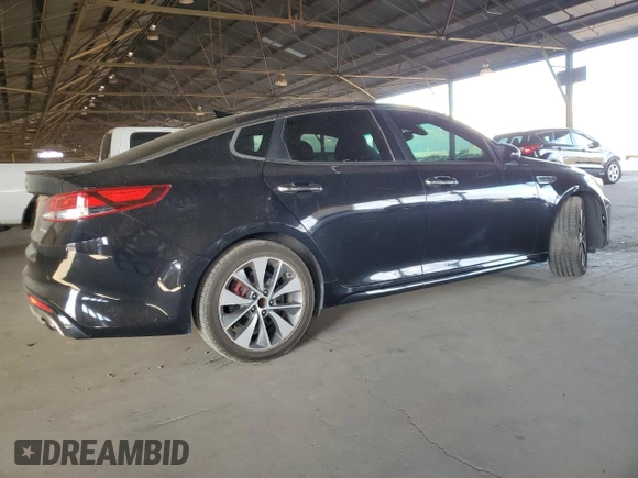 2016 Kia Optima SX Turbo with VIN 5XXGW4L22GG095252, listed as a Copart auction lot 42609305 with 159,528 mi miles and Salvage Title. Bid and sale history available at carsss.com. Image 3.