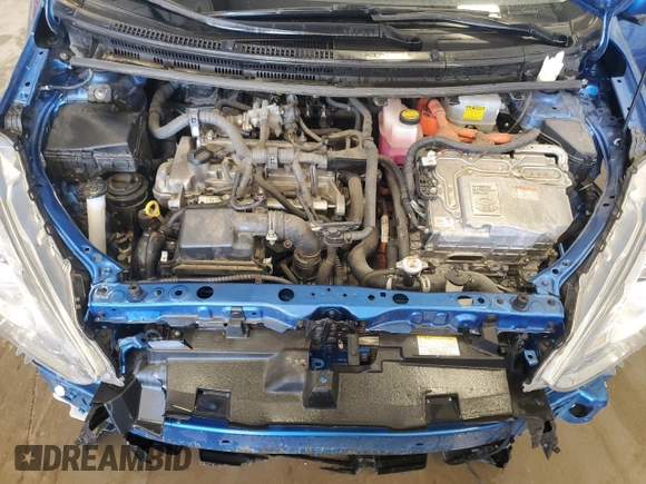 2017 Toyota Prius One with VIN JTDKDTB3XH1590946, listed as a Copart auction lot 55659035 with 93,192 mi miles and Salvage title. Bid and sale history available at DreamBid. Image 11.