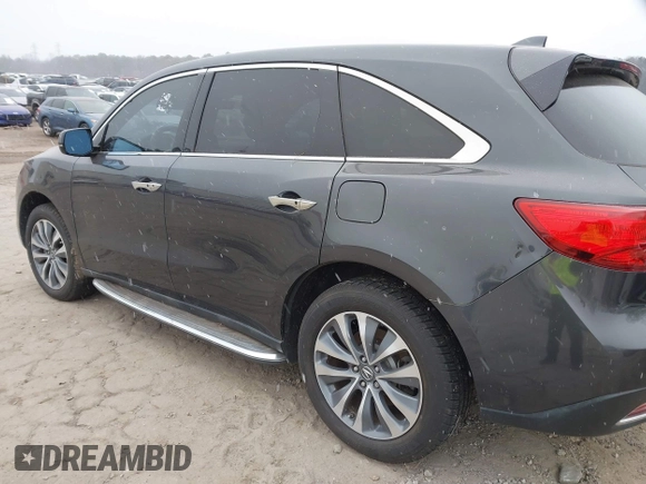 2016 Acura MDX w/Tech with VIN 5FRYD3H40GB018685, listed as a IAAI auction lot 41394033 with 148,990 mi miles. Bid and sale history available at carsss.com. Image 3.