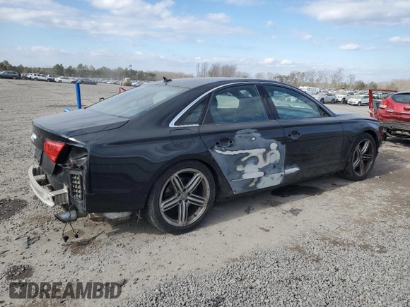 2013 Audi A8 3.0L z VIN WAUAGAFD3DN001326, wystawiony jako Copart lot #88724985 z przebiegiem 89 859 mil mil oraz Szkoda całkowita • Salvage title. Historia ofert i sprzedaży dostępna na DreamBid. Obrazek 3.