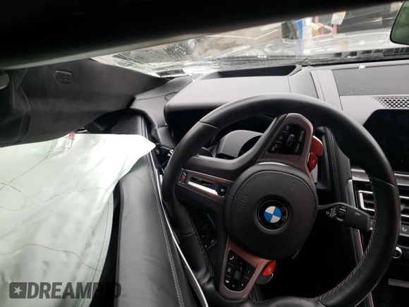 2020 BMW M8 z VIN WBSAE0C07LCD84777, wystawiony jako Copart lot #35876633 z przebiegiem Nie podano mil oraz . Historia ofert i sprzedaży dostępna na DreamBid. Obrazek 9.
