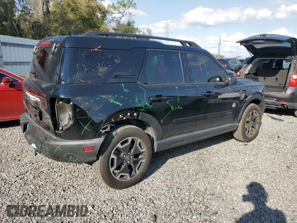 2024 Ford Bronco Sport Outer Banks with VIN 3FMCR9C66RRE68296, listed as a Copart auction lot 51189815 with 13,897 mi miles and Non repairable. Bid and sale history available at DreamBid. Image 3.