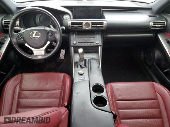 2015 Lexus IS 350 with VIN JTHCE1D29F5006860, listed as a Copart auction lot 51336145 with 108,537 mi miles and Salvage Title. Bid and sale history available at DreamBid. Image 8.