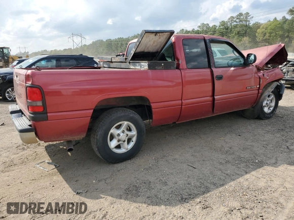1999 Dodge 1500 with VIN 3B7HC12Y6XG206223, listed as a Copart auction lot 46043754 with 177,716 mi miles and Salvage Title. Bid and sale history available at DreamBid. Image 3.