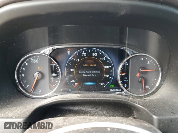 2018 GMC Acadia Denali with VIN 1GKKNXLS5JZ142670, listed as a Copart auction lot 45827935 with 87,660 mi miles and Salvage title. Bid and sale history available at DreamBid. Image 9.