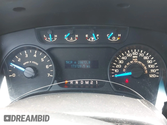 2013 Ford F-150 XL with VIN 1FTFX1CF2DFD52303, listed as a IAAI auction lot 42306803 with 173,728 mi miles and . Bid and sale history available at DreamBid. Image 7.