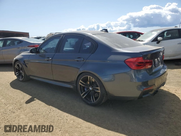 2016 BMW M3 with VIN WBS8M9C53G5D31473, listed as a Copart auction lot 50033425 with 88,302 mi miles and Salvage title. Bid and sale history available at DreamBid. Image 2.
