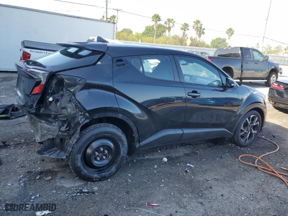 2018 Toyota C-HR XLE with VIN NMTKHMBX0JR022189, listed as a Copart auction lot 52457155 with 97,506 mi miles and Salvage Title. Bid and sale history available at carsss.com. Image 3.