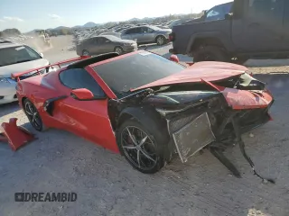 2020 Chevrolet Corvette 2LT with VIN 1G1Y72D41L5115956, listed as a Copart auction lot 77444654 with 24,308 mi miles and Salvage Title. Bid and sale history available at carsss.com. Image 4.