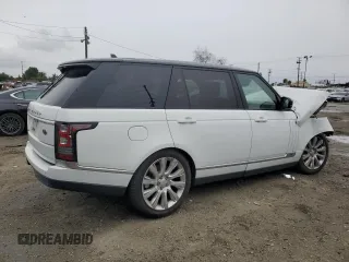 2015 Land Rover Range Rover Supercharged with VIN SALGS3TF6FA223147, listed as a Copart auction lot 48259215 with 105,642 mi miles and Clean title. Bid and sale history available at DreamBid. Image 3.