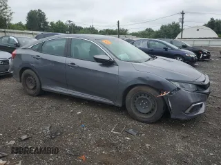 2020 Honda Civic LX z VIN 2HGFC2F68LH562268, wystawiony jako Copart lot #64988884 z przebiegiem 49 337 mil mil oraz Szkoda całkowita • Salvage title. Historia ofert i sprzedaży dostępna na DreamBid. Obrazek 4.