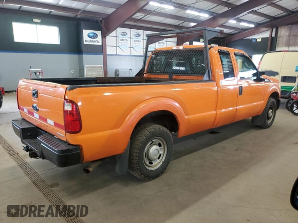 2016 Ford F-250 XLT with VIN 1FT7X2A64GEA53001, listed as a Copart auction lot 58583805 with 246,580 mi miles and Clean title. Bid and sale history available at DreamBid. Image 3.