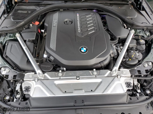 2024 BMW 4 Series M440i xDrive with VIN WBA63AT07RCP43301, listed as a Copart auction lot 80903374 with 1,111 mi miles and Salvage Title. Bid and sale history available at carsss.com. Image 11.