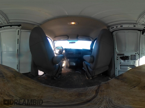 2012 Chevrolet Express Cargo Van with VIN 1GCWGFFA1C1147791, listed as a IAAI auction lot 41993608 with 206,853 mi miles. Bid and sale history available at carsss.com. Image 19.
