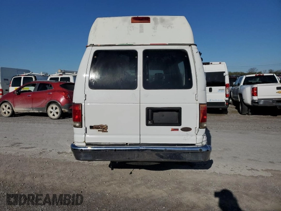 2014 Ford Econoline Cargo with VIN 1FTNS2EL3EDA22315, listed as a Copart auction lot 50365545 with 198,070 mi miles and Salvage Title. Bid and sale history available at DreamBid. Image 6.