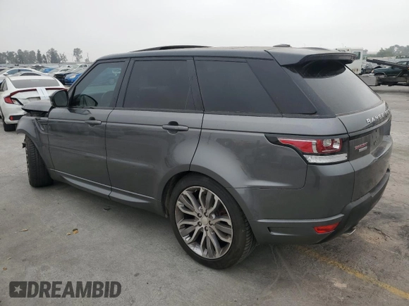 2014 Land Rover Range Rover Sport Autobiography with VIN SALWV2TF1EA377812, listed as a Copart auction lot 59728525 with 44,889 mi miles and Salvage title. Bid and sale history available at DreamBid. Image 2.