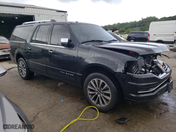 2015 Lincoln Navigator L with VIN 5LMJJ3JT8FEJ07071, listed as a Copart auction lot 66850184 with 58,028 mi miles and Salvage Title. Bid and sale history available at carsss.com. Image 4.
