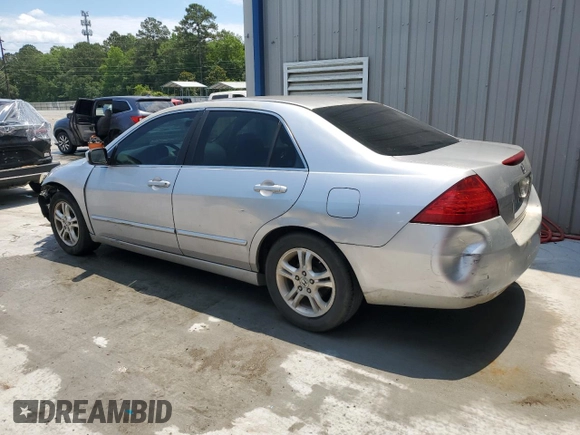 2006 Honda Accord LX SE с VIN 1HGCM56386A132136, выставлен на аукционе Copart как лот 57992695 с пробегом 177 394 миль миль и Списание • Salvage title. История ставок и продаж доступна на DreamBid. Изображение 2.