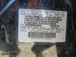 2022 Nissan Kicks S with VIN 3N1CP5BV9NL481829, listed as a Copart auction lot 47607015 with 77,329 mi miles and Salvage Title. Bid and sale history available at carsss.com. Image 15.