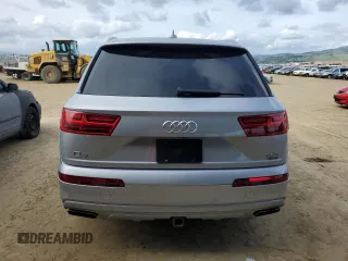 2017 Audi Q7 Premium Plus with VIN WA1LAAF78HD024906, listed as a Copart auction lot 50955025 with 124,894 mi miles and Salvage title. Bid and sale history available at DreamBid. Image 6.