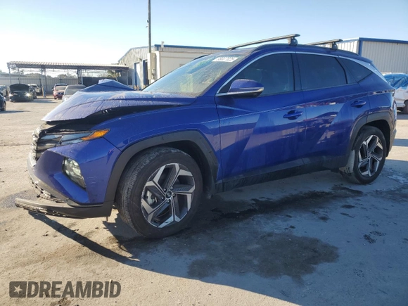 2022 Hyundai Tucson Limited with VIN 5NMJE3AE1NH095242, listed as a Copart auction lot 88007025 with 32,574 mi miles and Salvage Title. Bid and sale history available at carsss.com. Image 1.