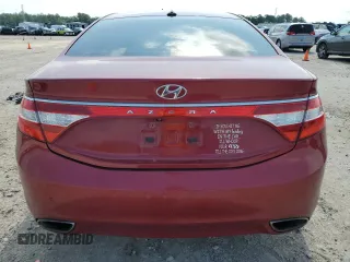 2013 Hyundai Azera with VIN KMHFG4JGXDA227359, listed as a Copart auction lot 52868574 with 129,811 mi miles and Salvage Title. Bid and sale history available at DreamBid. Image 6.