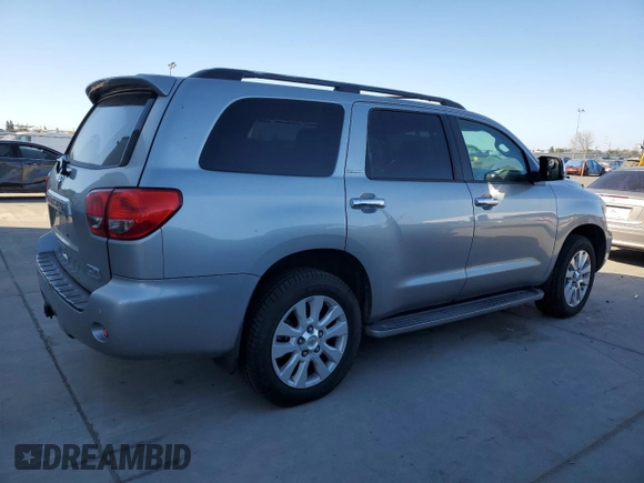 2008 Toyota Sequoia Platinum with VIN 5TDBY67AX8S013091, listed as a Copart auction lot 42600015 with 213,006 mi miles and Salvage Title. Bid and sale history available at carsss.com. Image 3.