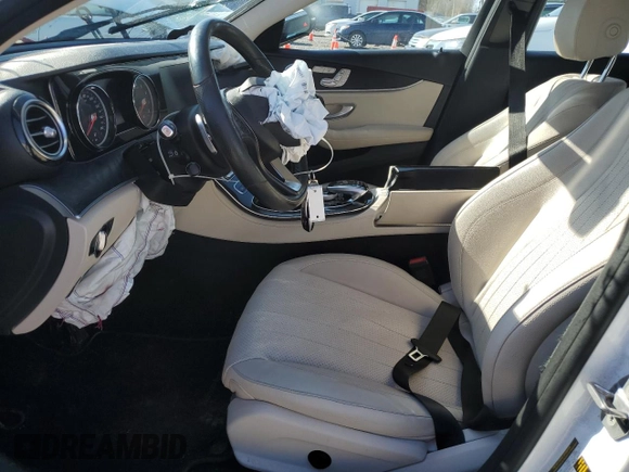 2017 Mercedes-Benz E-Class E 300 Luxury with VIN WDDZF4KB8HA179508, listed as a Copart auction lot 50572595 with 81,635 mi miles and Salvage Title. Bid and sale history available at carsss.com. Image 7.