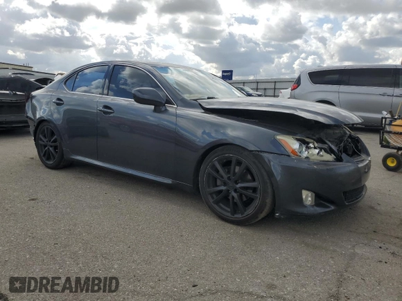 2008 Lexus IS 250 z VIN JTHBK262582063228, wystawiony jako Copart lot #51184055 z przebiegiem 159 535 mil mil oraz Szkoda całkowita • Salvage title. Historia ofert i sprzedaży dostępna na DreamBid. Obrazek 4.