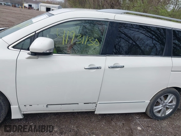 2011 Nissan Quest SL z VIN JN8AE2KP7B9002763, wystawiony jako IAAI lot #41931130 z przebiegiem 125 346 mil mil oraz . Historia ofert i sprzedaży dostępna na DreamBid. Obrazek 14.
