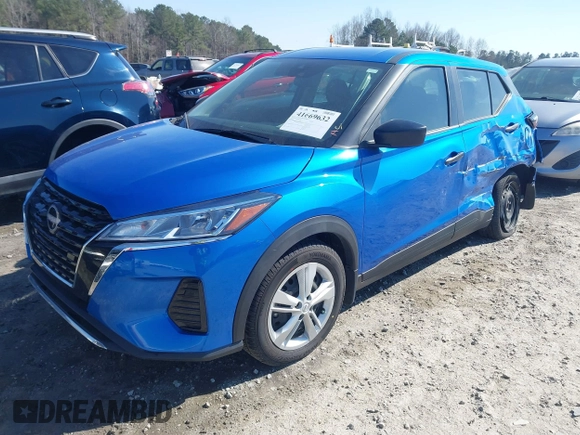 2023 Nissan Kicks S with VIN 3N1CP5BV4PL559498, listed as a IAAI auction lot 41669632 with 32,699 mi miles. Bid and sale history available at carsss.com. Image 18.