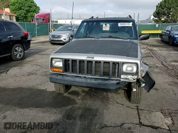 2000 Jeep Cherokee with VIN 1J4FF48S5YL172583, listed as a Copart auction lot 59605745 with 258,409 mi miles and Salvage title. Bid and sale history available at DreamBid. Image 13.