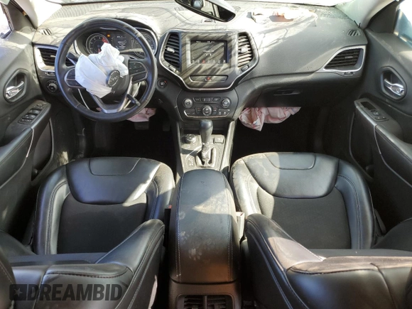 2019 Jeep Cherokee Latitude Plus with VIN 1C4PJMLN6KD174564, listed as a Copart auction lot 56365255 with 87,230 mi miles and Salvage title. Bid and sale history available at DreamBid. Image 8.