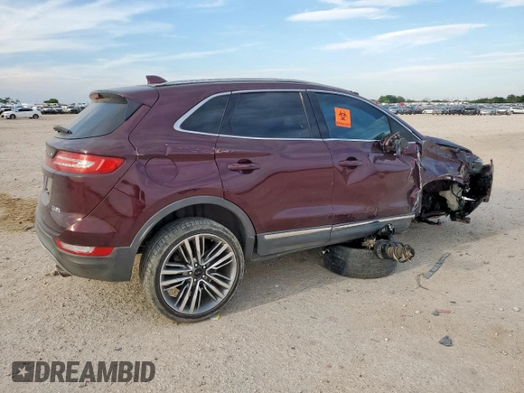 2016 Lincoln MKC Reserve with VIN 5LMTJ3DH7GUJ22247, listed as a Copart auction lot 57298615 with 133,842 mi miles and Salvage title. Bid and sale history available at DreamBid. Image 3.