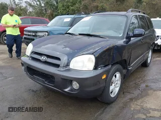 2005 Hyundai Santa Fe GLS with VIN KM8SC73D45U943575, listed as a IAAI auction lot 41676922 with 265,333 mi miles. Bid and sale history available at carsss.com. Image 2.