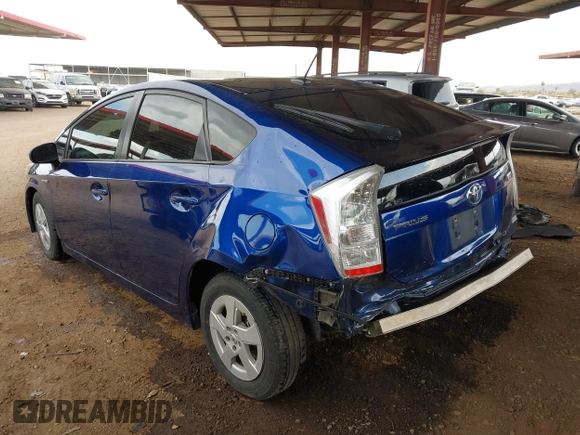 2011 Toyota Prius I with VIN JTDKN3DU2B0261397, listed as a IAAI auction lot 41955885 with 189,938 mi miles and . Bid and sale history available at DreamBid. Image 3.
