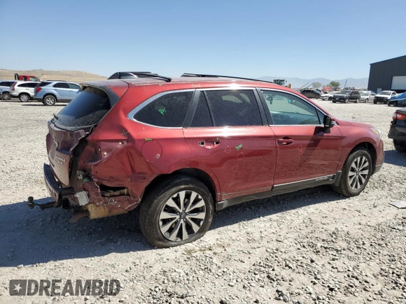 2016 Subaru Outback Limited with VIN 4S4BSENC7G3260855, listed as a Copart auction lot 61243745 with 114,415 mi miles and Salvage title. Bid and sale history available at DreamBid. Image 3.