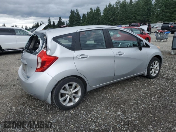 2014 Nissan Note S Plus with VIN 3N1CE2CP9EL429430, listed as a Copart auction lot 62775195 with 139,655 mi miles and Salvage title. Bid and sale history available at DreamBid. Image 3.