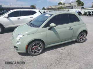 2015 FIAT 500 Sport with VIN 3C3CFFBR2FT707384, listed as a Copart auction lot 65052815 with 83,875 mi miles and Clean title. Bid and sale history available at DreamBid. Image 1.