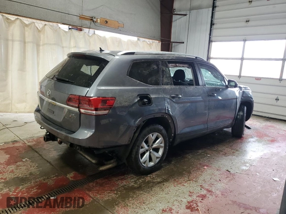 2019 Volkswagen Atlas S z VIN 1V2GR2CAXKC565750, wystawiony jako Copart lot #55911835 z przebiegiem 107 594 mil mil oraz Szkoda całkowita • Salvage title. Historia ofert i sprzedaży dostępna na DreamBid. Obrazek 3.