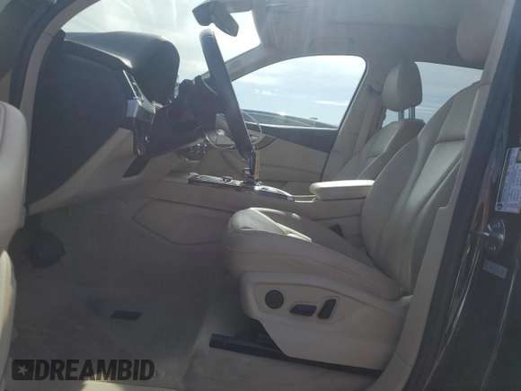 2019 Audi Q7 Premium Plus with VIN WA1LHAF7XKD024487, listed as a Copart auction lot 58400285 with 74,156 mi miles and Salvage title. Bid and sale history available at DreamBid. Image 7.