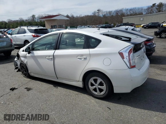 2013 Toyota Prius One with VIN JTDKN3DU1D5550647, listed as a Copart auction lot 49250345 with 129,714 mi miles and Salvage Title. Bid and sale history available at carsss.com. Image 2.