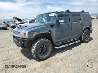 2006 Hummer H2 z VIN 5GRGN23UX6H109875, wystawiony jako Copart lot #59184615 z przebiegiem 88 549 mil mil oraz Czysty tytuł • Clean title. Historia ofert i sprzedaży dostępna na DreamBid. Obrazek 1.