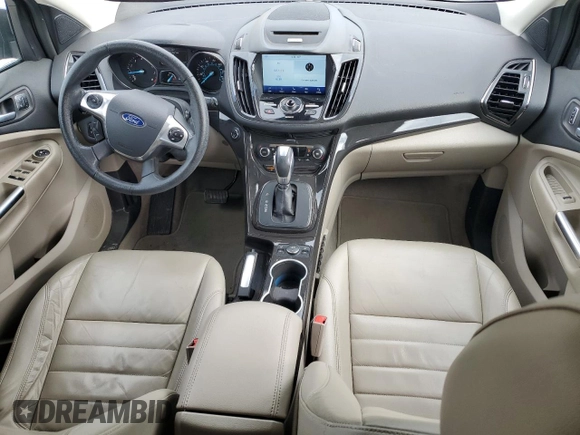 2016 Ford Escape Titanium with VIN 1FMCU0JX6GUB12975, listed as a Copart auction lot 53126705 with 100,815 mi miles and Clean Title. Bid and sale history available at carsss.com. Image 8.
