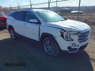 2023 GMC Terrain SLT z VIN 3GKALPEG5PL268358, wystawiony jako IAAI lot #41842764 z przebiegiem 23 989 mil mil oraz . Historia ofert i sprzedaży dostępna na DreamBid. Obrazek 1.